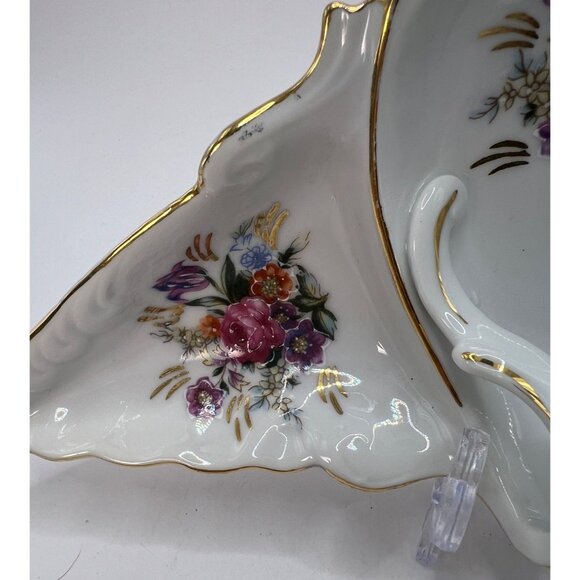 Bavaria 3 Compartment Floral Dish, No Chips - Picture 3 of 7